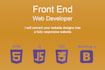 be front end web developer using html CSS and javascript