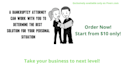 create bankruptcy attorney promo video