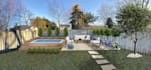 design your backyard, garden, frontyard, patio 2d and 3d