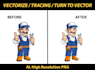do awesome adobe illustrator work