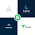 design professional crypto security and technology logo
