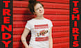design trendy bulk custom tshirts for amazon or teespring