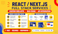 be your perfect reactjs nextjs full stack developer