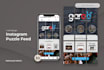design a professional and awesome instagram puzzle feed