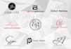 design hand drawn custom monogram logo