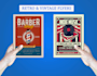 do retro vintage concert, halloween, christmas new year flyer, ticket, banner