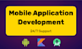 make android applications using java and kotlin