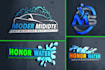 do pressure washing,cleaning,power washing, home ,3d logo