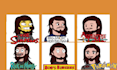 draw you in 6 different cartoon style
