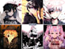draw dark anime style art illustration