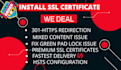 install ssl certificate fix SSL and https on wordpress sites