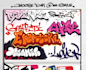 create graffiti throwups and tagging with spray brush effect