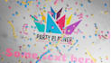 put your logo on a festive confetti animation