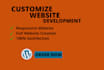 develop wordpress website or cms for your business