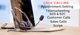 do b2b b2c cold calling and will set appointments