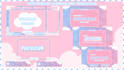design cute twitch overlay, kick, tiktok and animated stream overlay panels