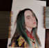 sketch handmade color pencil portrait drawing with shipping