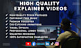 create an engaging explainer video or commercial video ad