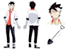 make anime character design sheet