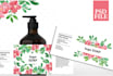 make elegant packaging label with free source file