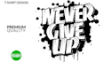 create custom typography tshirt design for clothing brands