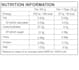 provide UK nutrition facts label with traffic light