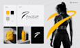 do custom minimalist logo and full brand identity kit