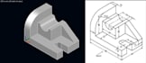 2d and 3d drawing for mechanical components