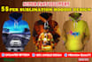 do unique custom sublimation hoodie, clothing apparel design