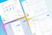 design modern saas UI UX and web app dashboard