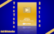 create gold youtube button design