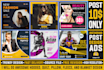 design facebook cover, youtube banner or social media header