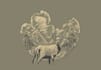 create animal and floral illustration