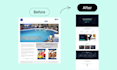 design modern mobile friendly static website