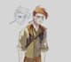 do character comic book illustrations and sticker design
