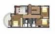 colored your 2d floor plan real estate
