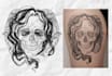 make an engraving tattoo design, engraving illustration
