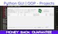do python programming tasks and coding algorithms with gui