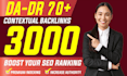 provide high quality contextual seo dofollow backlinks