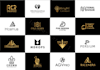 create modern minimalist and luxury logo design