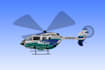 draw helicopter , airplane , aircraft , into a vector cartoon