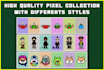 create the best selling high quality pixel art nft for you