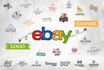design an attractive ebay banner and ebay logo