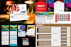 do event ticket or calendar and customer planner design