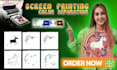 professional color separation screen printing vector art t shirt spot color