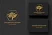design gold luxury logo