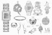 create unisex jewelry, watch design sketches, 3d cad for men