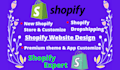 create a shopify website or shopify store design
