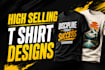design custom t shirt designs for etsy, printify and pod