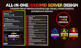design and setup discord server for gaming, fivem, dayz, crypto discord server